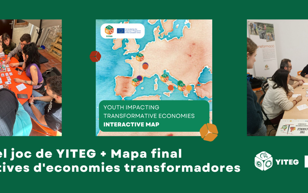 Tests del joc de YITEG + Mapa final d’iniciatives d’economies transformadores